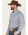 Ariat Men's Isaac Geo Print Wrinkle Free Long Sleeve Button Down Western Shirt, White, hi-res