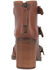 Dingo Women's Ziggy Leather Studded Buckle Sandals , Tan, hi-res