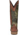 Image #5 - Justin Men's Rush Strike Camo Shaft Leather Pull On Snake Boots - Square Toe, Camouflage, hi-res