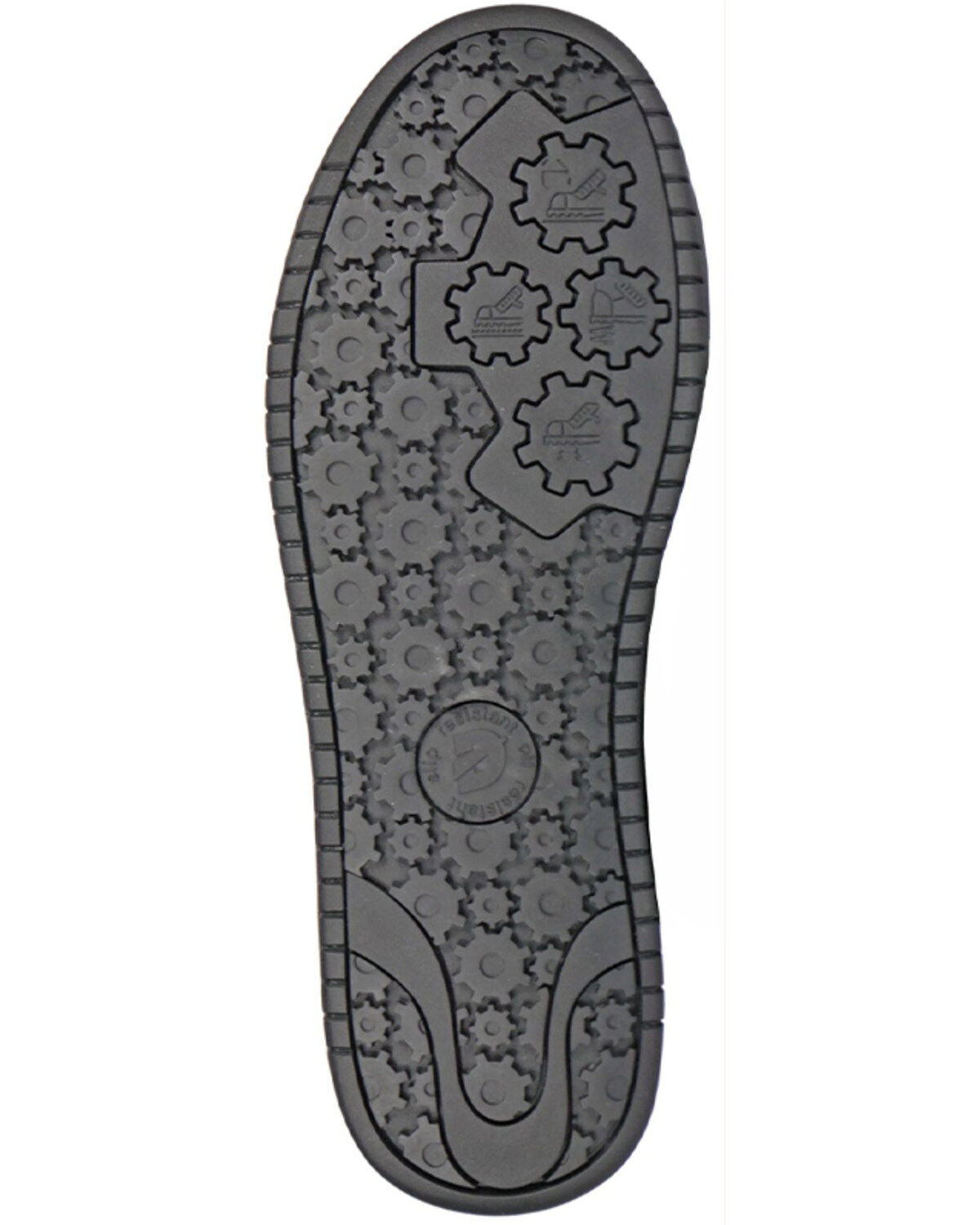 Image #7 - Die Hard Men's Solstice Lace-Up Work Shoes - Composite Toe, Black/grey, hi-res