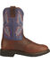 Ariat Sierra Saddle Vamp Work Boots - Soft Toe, Redwood, hi-res