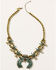 Image #2 - Shyanne Women's Golden Dreamcatcher Squash Blossom Bib Necklace, Gold, hi-res