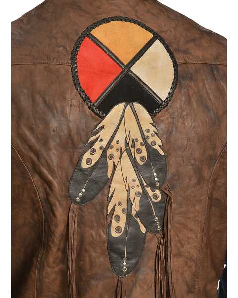 Image #4 - Kobler Circle of Life Leather Vest, Acorn, hi-res