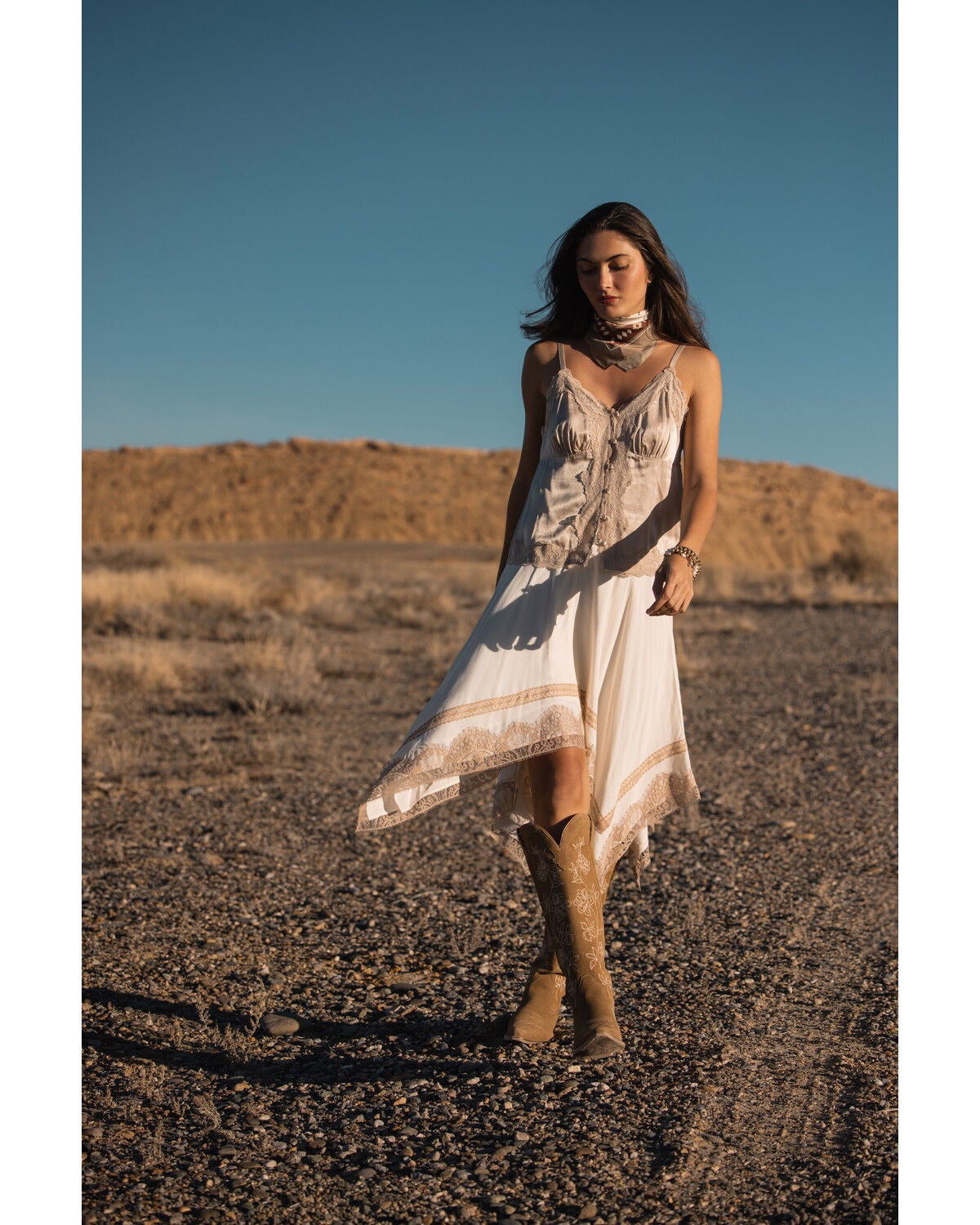 Shyanne Women's Asymmetric Hem Mini Skirt, White, hi-res