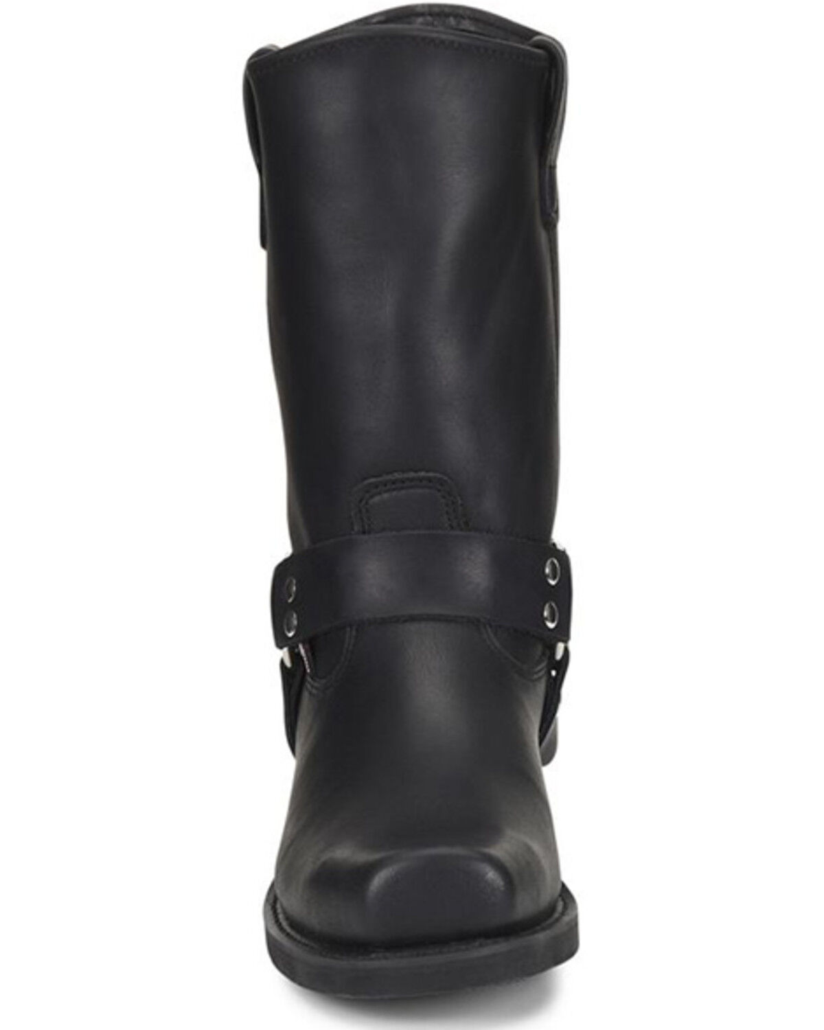 Image #4 - Double-H Men's Road Warrior 10" Motorcycle Boots, Black, hi-res