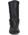 Image #4 - Double-H Men's Road Warrior 10" Motorcycle Boots, Black, hi-res