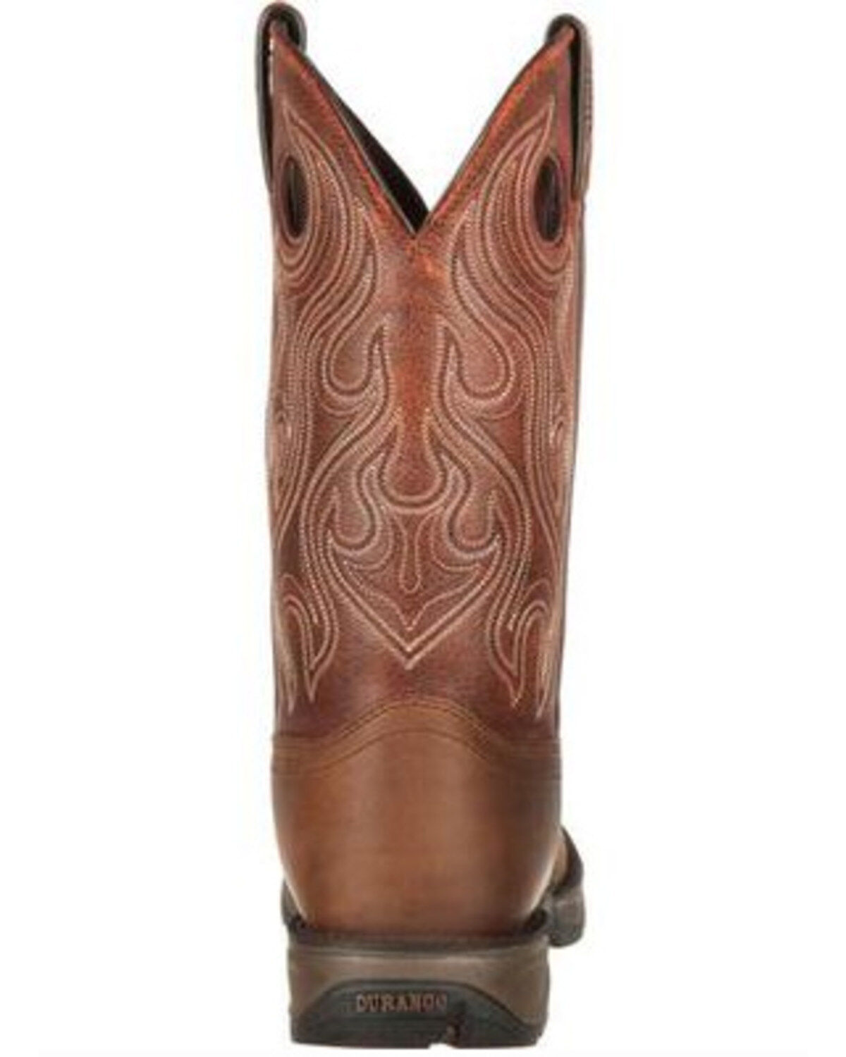 Image #4 - Durango Men's Rebel Saddle Western Boots, Bark, hi-res