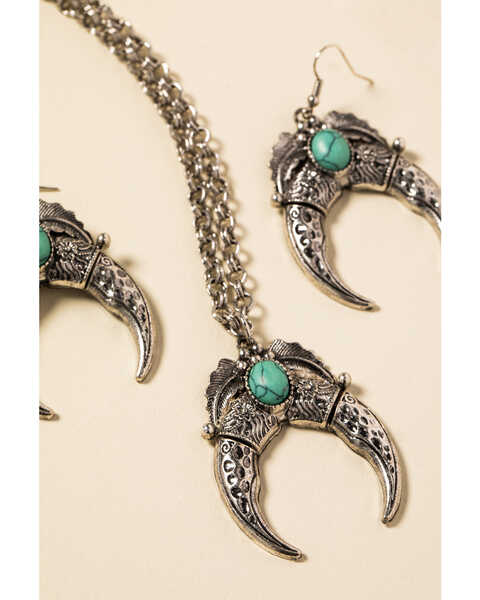Image #2 - Shyanne Women's In The Oasis Crescent Jewelry Set , Silver, hi-res