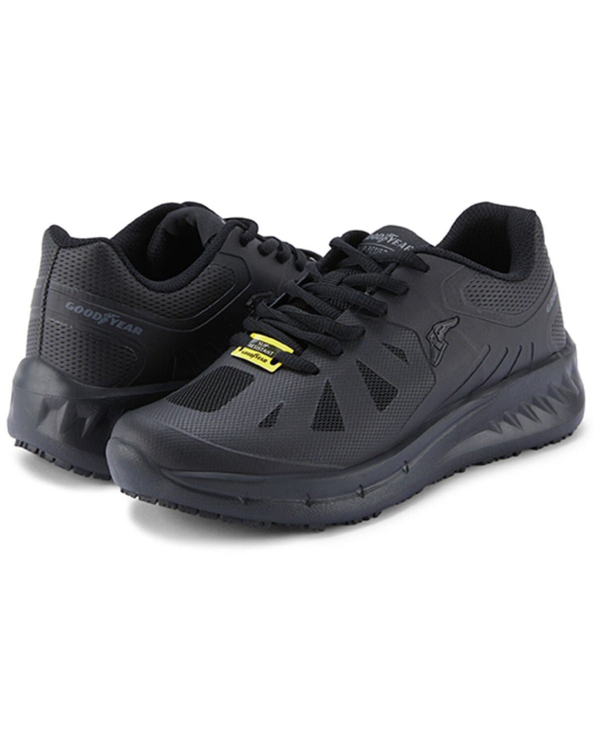 Goodyear Women's Dart Slip Resistant Athletic Work Shoes - Soft Toe, Black, hi-res