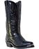 Image #1 - Laredo Men's McComb Western Boots - Medium Toe, Black, hi-res