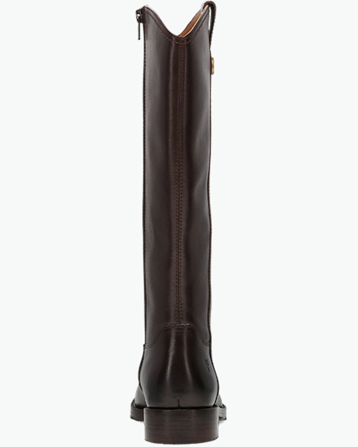 Image #5 - Frye Women's Melissa Button Tall Inside Zip Fashion Boots - Round Toe, Dark Brown, hi-res