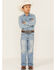 Image #1 - Cody James Boys' Arlo Light Wash Slim Bootcut Jeans, Blue, hi-res