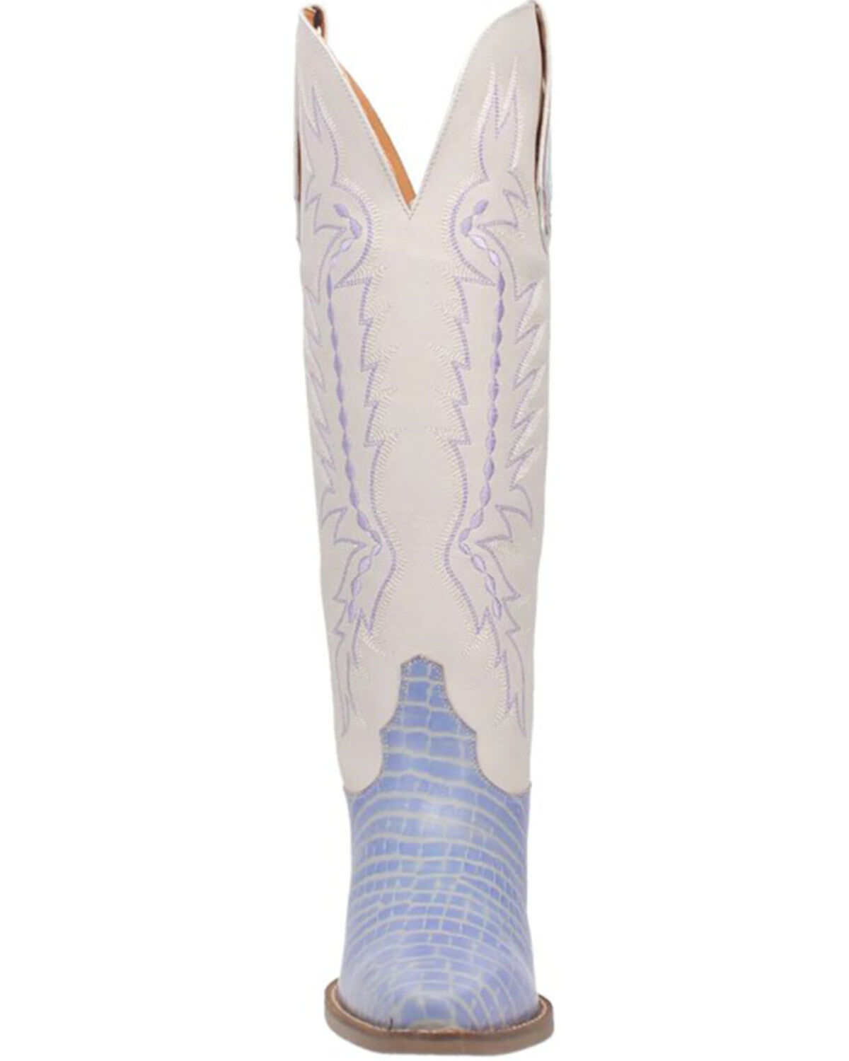 Image #4 - Dingo Women's High Lonesome Tall Western Boots - Round Toe, Periwinkle, hi-res