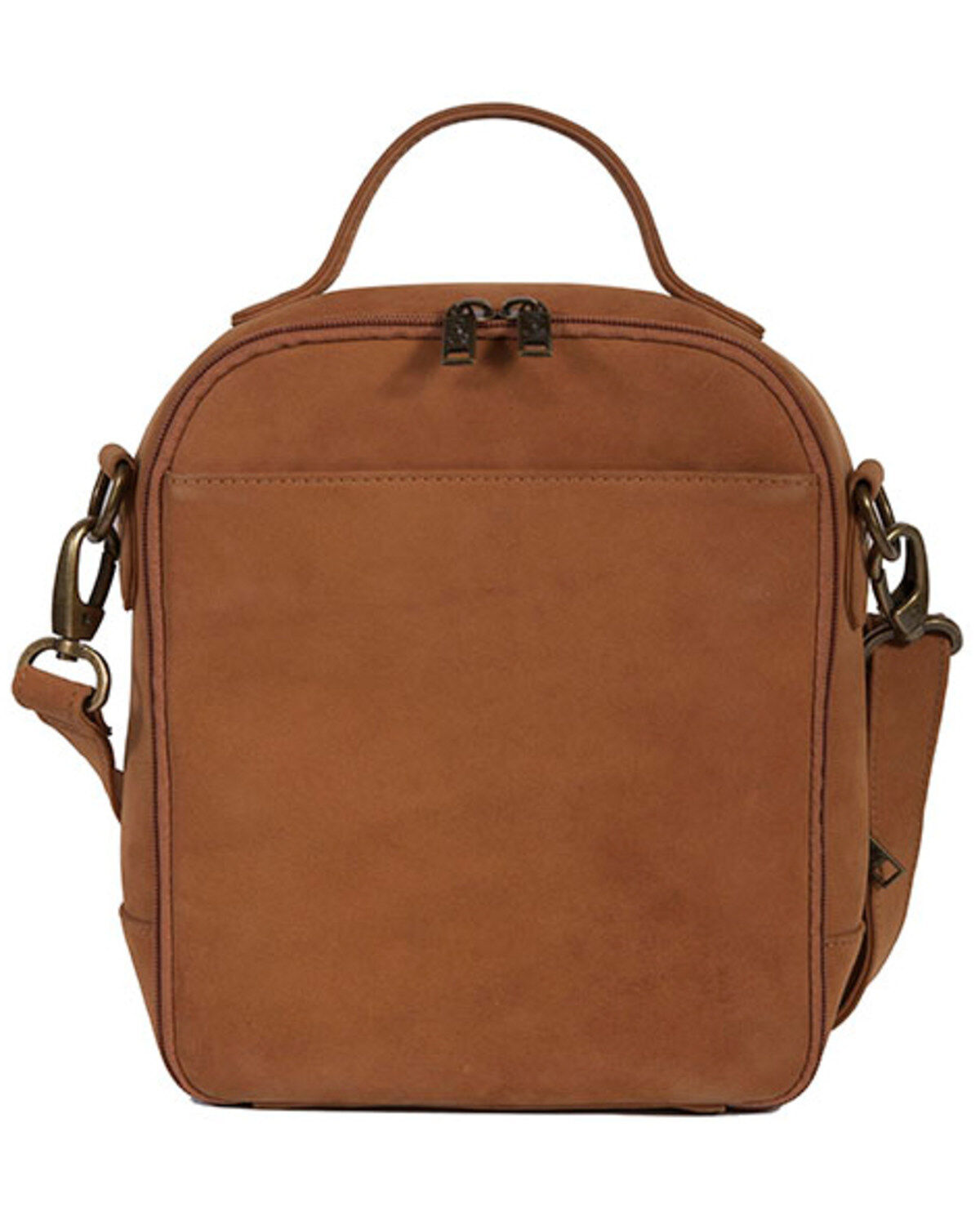 Image #2 - Scully Women's Travel Leather Tote, Brown, hi-res
