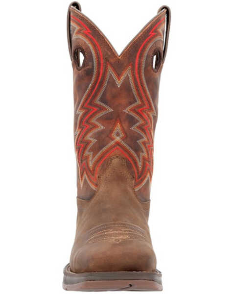 Image #4 - Durango Men's Rebel Ventilated Performance Western Boots - Square Toe , Chestnut, hi-res