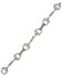 Image #1 - Lainey Wilson Women's Horse Bit Chain Link Bracelet, Silver, hi-res