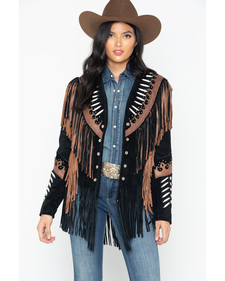 Liberty Wear Black Fringe Leather Jacket | Boot Barn (784 x 980 Pixel)