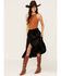 Image #1 - Shyanne Women's Velvet Skirt, Black, hi-res