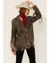 Double D Ranchwear Women's Frontiersan Colter Leather Jacket, Brown, hi-res