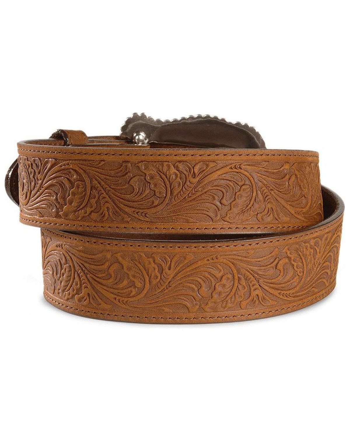 Product Name:  Tony Lama Women's Tooled Leather Layla Belt