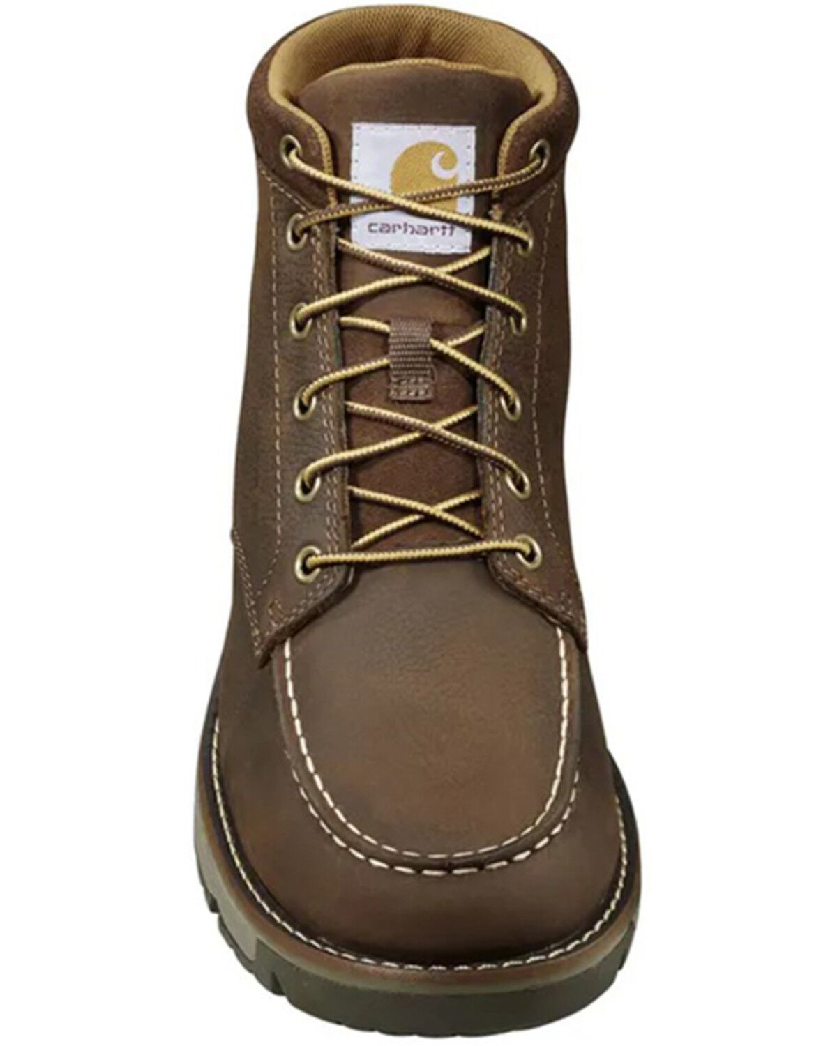 Image #4 - Carhartt Men's Millbrook Moc Work Boots - Steel Toe, Brown, hi-res
