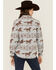 Image #4 - Shyanne Women's Horse Print Blanket Long Sleeve Pearl Snap Western Shirt, Light Blue, hi-res