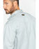 Hawx Men's Gray Twill Snap Western Work Shirt - Big , Light Grey, hi-res