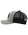 Image #4 - Hooey Men's Classic Embroidered Logo Trucker Cap, Grey, hi-res
