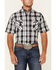 Image #3 - Jack Daniel's Men's Plaid Print Short Sleeve Snap Western Shirt, , hi-res