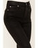 Image #2 - 7 For All Mankind Women's High Rise Coated Denim Slim Kick Flare Jeans, Black, hi-res