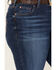 Ariat Women's Mid Rise Dark Wash Candace Straight Jeans - Plus, Blue, hi-res