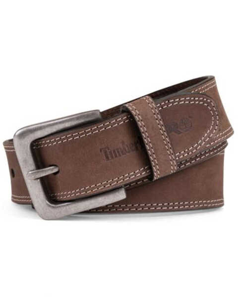 Timberland Men's Pro Leather Belt - Big, Brown, hi-res