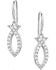 Image #1 - Montana Silversmiths Women's Graceful Waters Earrings, Silver, hi-res
