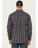 Image #4 - Ariat Men's FR Brando Plaid Print Long Sleeve Button-Down Work Shirt, Black, hi-res