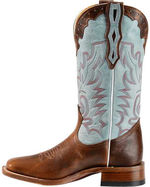 Image #3 - Boulet Women's Damiana Cowgirl Boots - Square Toe, , hi-res