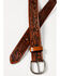Image #2 - Cody James Men's Tan Floral Tooled Belt, Tan, hi-res