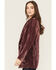Image #2 - Ariat Women's Velvet Aura Blazer, Wine, hi-res