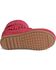 Minnetonka Girls' Double Fringe Side-Zip Moccasin Boot, Hot Pink, hi-res