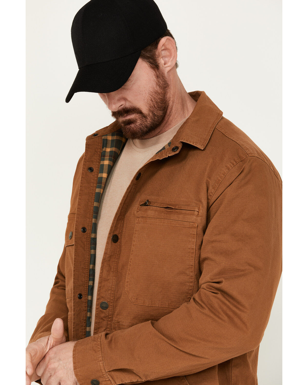 Image #2 - Hawx Men's Weathered Ripstop Jacket, Rust Copper, hi-res