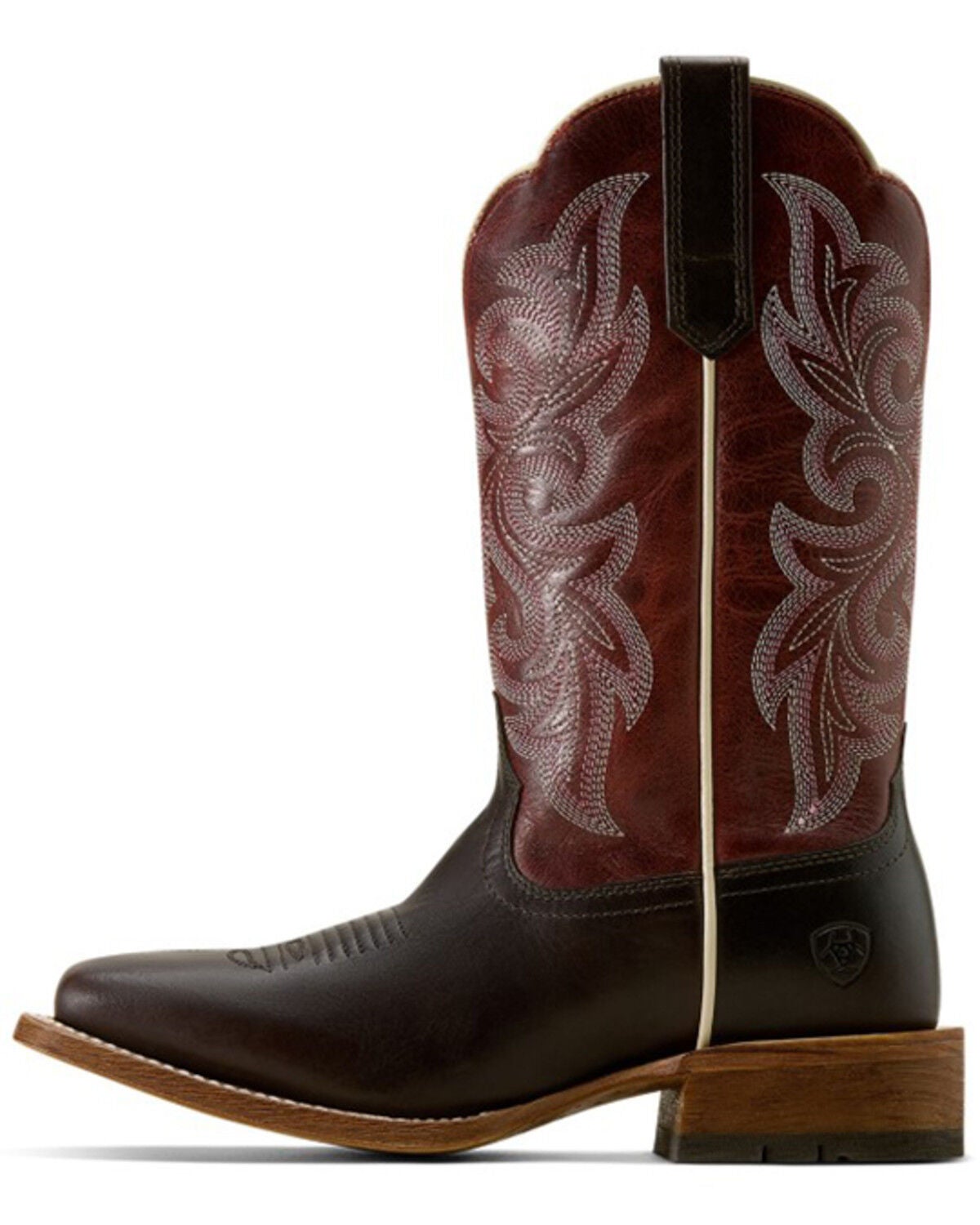 Image #2 - Ariat Women's County Lane Western Boots - Broad Square Toe, Chocolate, hi-res