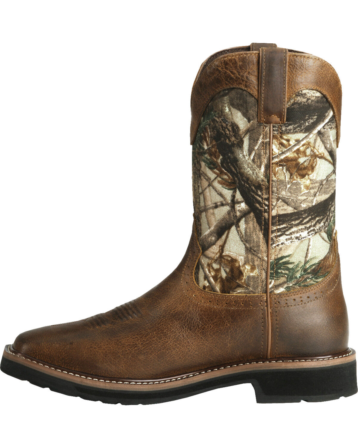 Image #3 - Justin Men's Stampede Camo Waterproof Work Boots, , hi-res
