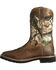 Image #3 - Justin Men's Stampede Camo Waterproof Work Boots, Camouflage, hi-res