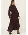 Image #4 - Ariat Women's Arizona Long Sleeve High-Low Dress, Wine, hi-res