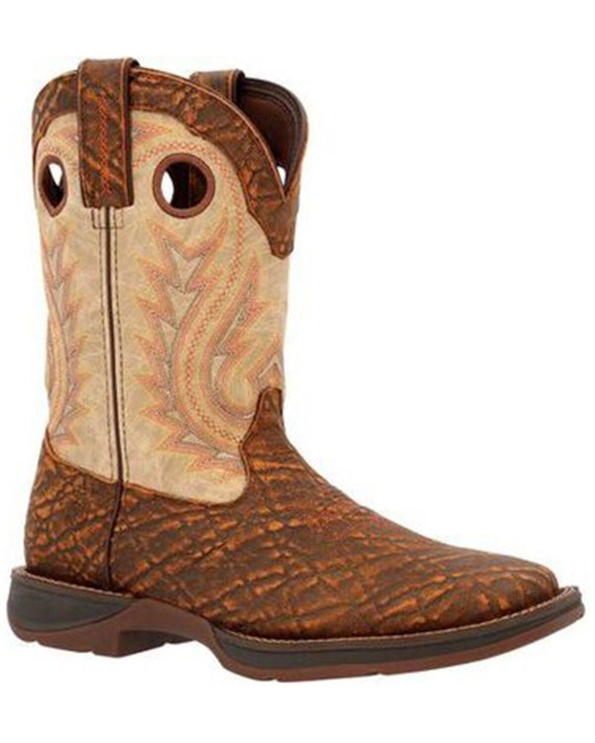 Durango Men's Rebel Performance Western Boots - Broad Square Toe, Tan, hi-res