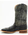 Image #3 - Corral Men's Exotic Ostrich Barbed Wire Western Boots - Broad Square Toe, Black, hi-res