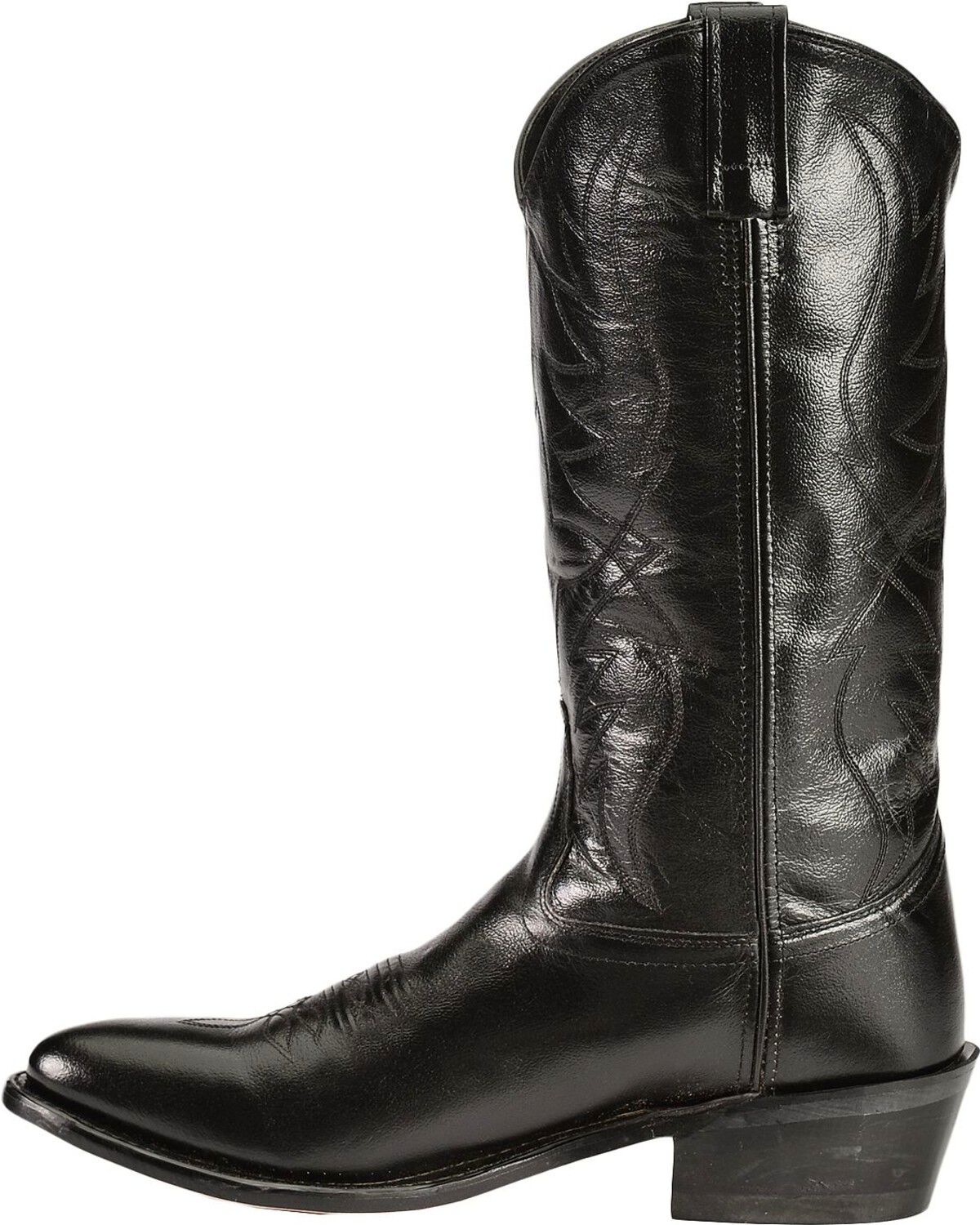 Product Name:  Old West Men's Smooth Leather Western Boots - Medium Toe