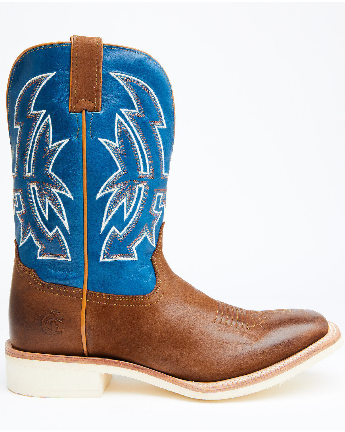 Image #2 - RANK 45® Men's Clements Western Performance Boots - Broad Square Toe, , hi-res