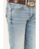 Image #2 - RANK 45® Men's Bunker Wash Ambush Slim Straight Stretch Denim Jeans, Light Wash, hi-res