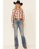 Image #2 - Shyanne Women's Caramel Plaid Long Sleeve Snap Western Flannel Shirt , , hi-res