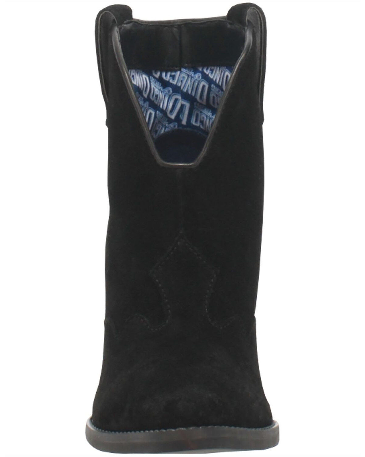 Image #5 - Dingo Women's Black Flannie Fashion Booties - Round Toe, Black, hi-res